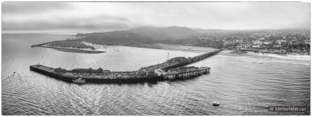 Stearn's Wharf and Santa Barbara Harbor