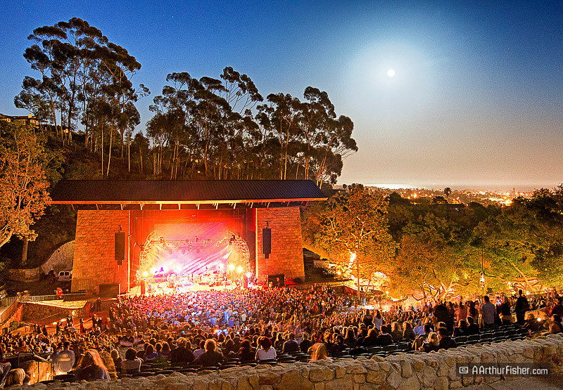 Santa Barbara Bowl during a Supermoon Santa Barbara Bowl during a Supermoon