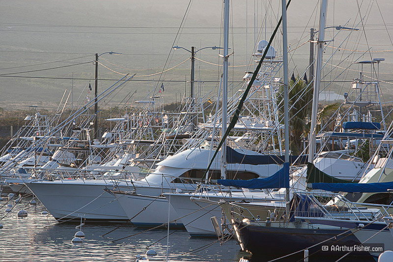 Fishing Boats at Honokohau Harbor Fishing Boats at Honokohau Harbor