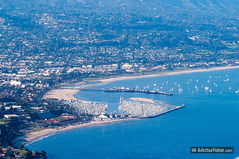 Santa Barbara Waterfront - Aerial