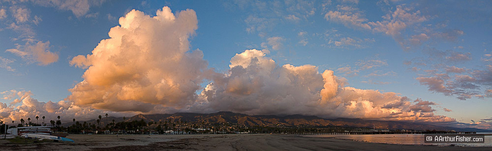 Winter Storm over Santa Barbara Winter Storm over Santa Barbara