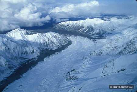 Glacier in Denali National Park