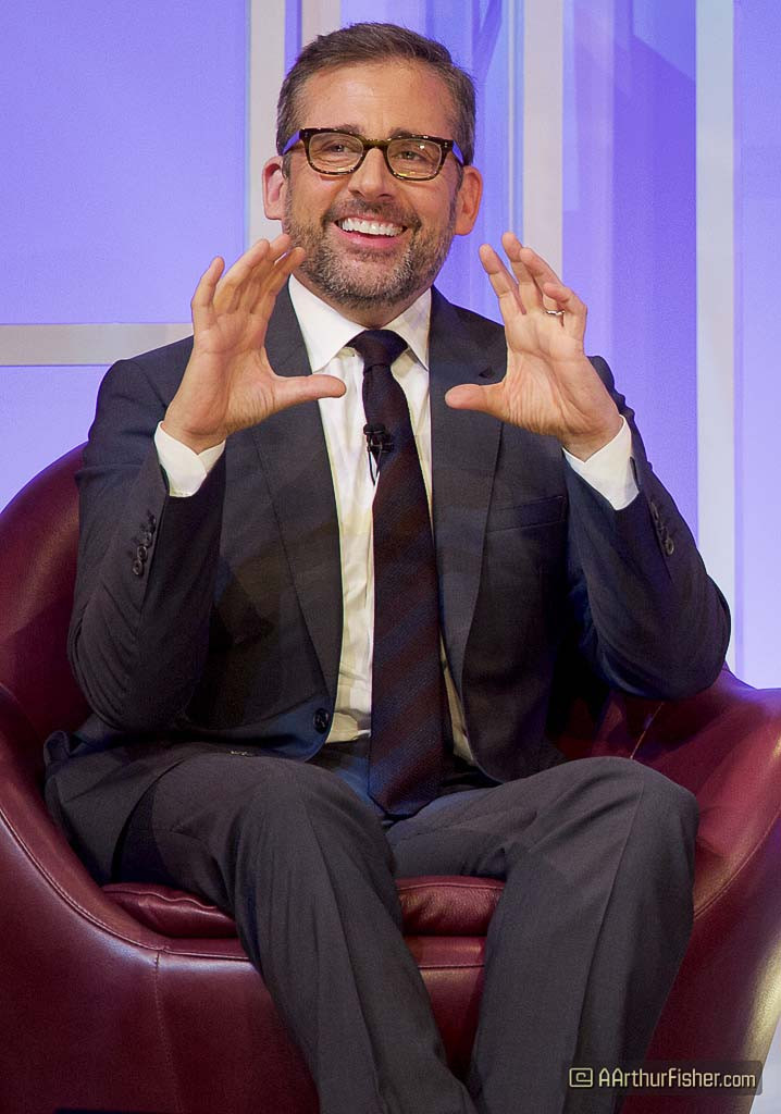 Steve Carell, Pete Hammond Steve Carell, Pete Hammond