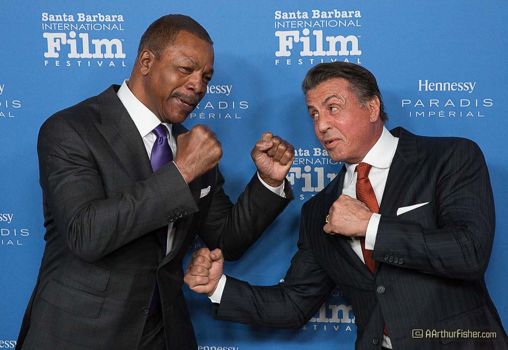 Carl Weathers, Sylvester Stallone Carl Weathers, Sylvester Stallone