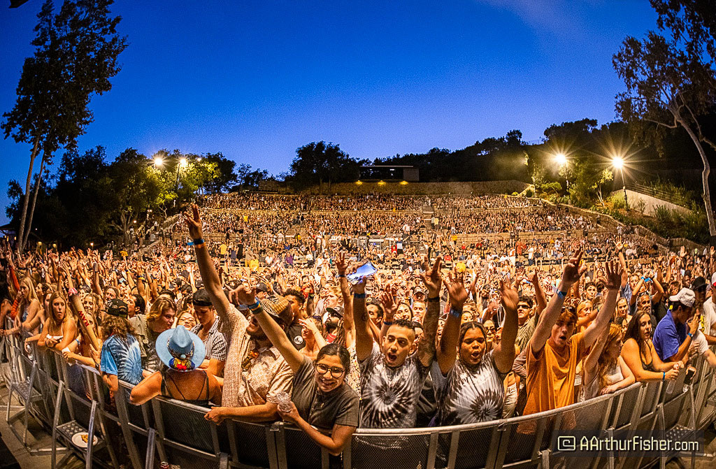 Rebelution crowd at the Santa Barbara Bowl Rebelution crowd at the Santa Barbara Bowl